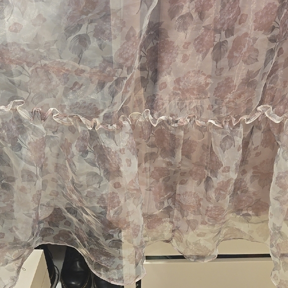 Petal And Pup Floral Purple Maxi Dress with Sheer Details - Picture 4 of 4